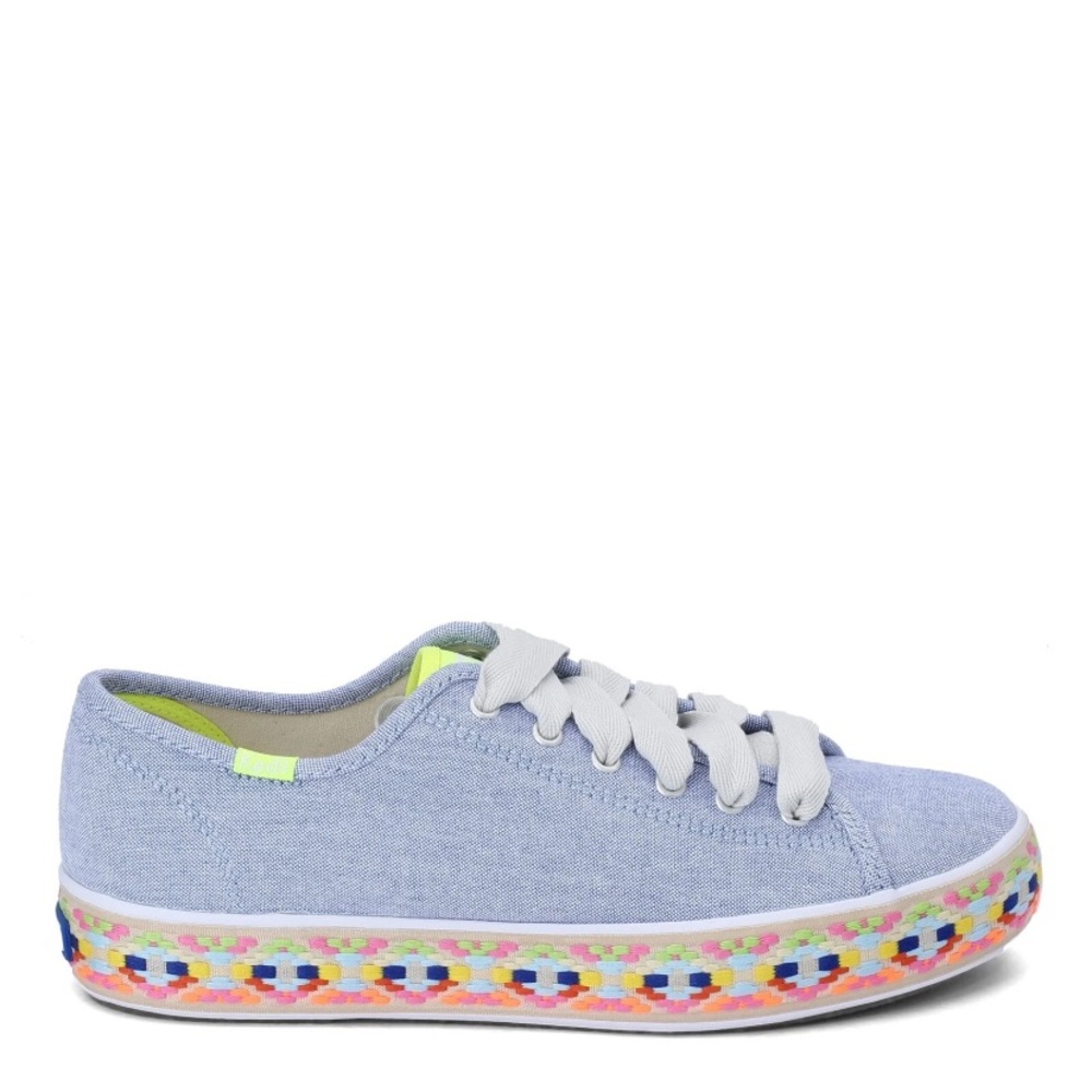 Keds Blue Sneakers with colorful soles - Picture 9 of 12